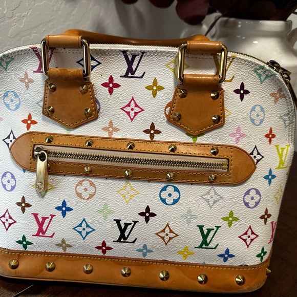 Louis Vuitton Multicolor AlmaPM  Murakami Satchel Handbag - Picture 7 of 9
